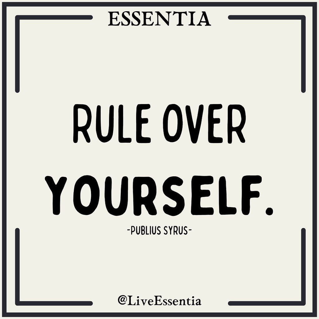 Rule Over Yourself